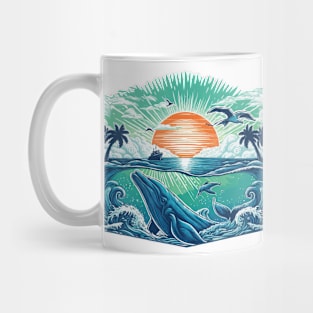 Deep Ocean Whale Mug